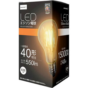 HIDISC HIDISC LED�d��(�G�W�\���d��40�`����) HDLEDY40W2700K