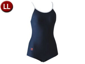 FOOTMARK フットマーク レディース 水泳 ツーウェイ水着 白パイピング 101504 ネイビー(08) LL