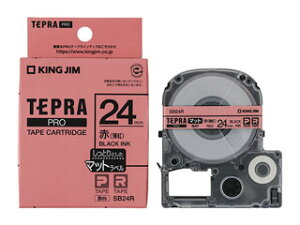 KINGJIM/�L���O�W�� �e�v�� PRO�e�[�v�J�[�g���b�W �}�b�g�� ���x�� 24mm�� ����8m ������ SB24R