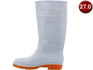 OTAFUKU GLOVE おたふく手袋 白 安全耐油長靴 27.0cm WW-704