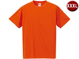 United Athle/ユナイテッドアスレ 4.7オンス ドライシルキータッチ Tシャツ XXXLサイズ (オレンジ) 508801XX-64