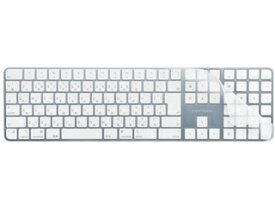 ELECOM エレコム キーボードカバー/抗菌/防塵/Apple Touch ID搭載Magic Keyboard テンキー付(JIS)対応/クリア PKP-MACK4