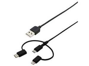 wantobe y5Zbgzwantobe Type-C&Lightningϊt3WayP[u1.0m WCLM3WC100BKX5