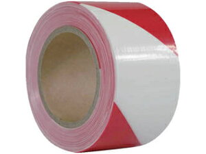 SAFERUN/セーフラン安全用品 バリケードテープ 赤/白 幅70mm×130m 非粘着 11641