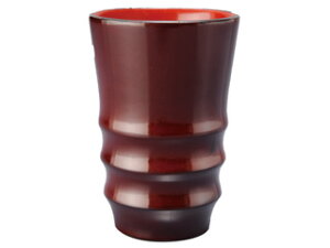 若兆 コップ 300ml 木製 タンブラー 漆 天然木 食器 溜内朱