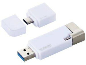 ELECOM GR LightningUSB/USB3.2(Gen1)Ή/64GB/Type-CϊA_v^t/zCg MF-LGU3B064GWH