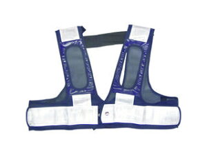 MIZUKEI ミズケイ フルハーネス用安全ベスト「装着できるんです」(紺/白) 5941111