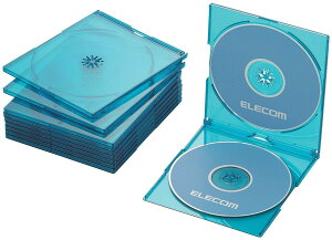 ELECOM GR Blu-ray/DVD/CDXvP[X/2[/10pbN/NAu[ CCD-JSCSW10CBU