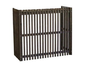 住まいスタイル 縦格子モダン室外機カバー 幅102.5 MODACO/モダコ AC-M1025DBR ダークブラウン 同梱注文不可 カード払い限定 沖縄・北海道・離島お届け並びに時間指定不可