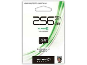 HIDISC/nCfBXN }CNSDXCJ[h 256GB UHS-1 Class10 HDMCSDX256GCL10UIJP-WOA