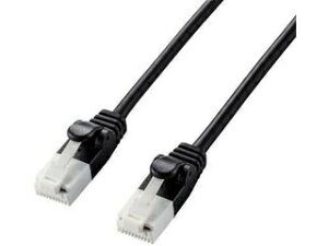 ELECOM GR 炩LANP[u/CAT6A/ܐ܂h~/10m/ubN LD-GPAYT/BK100