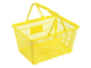 GIFU 岐阜プラスチック工業 【RISU/リス】買物籠MY−24 黄/MY-24 Y(イエロー)