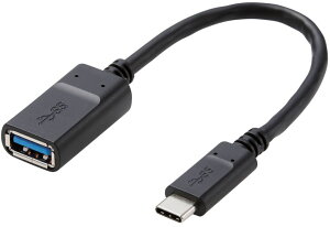 ELECOM �G���R�� �X�}�[�g�t�H���pUSB3.1�P�[�u��/C-A���X/�F�ؕi/0.15m/�u���b�N MPA-AFCM01NBK
