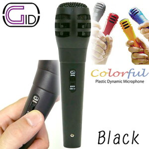 GID �W�b�h �y�݌Ɍ�������zGMC-01 BK �u���b�N �_�C�i�~�b�N�}�C�N���z�� Colorful Plastic Dynamic Microphone Black �v���X�`�b�N �y�ʂ�������m�炸 SNS�ł̓���B�e�� �f����J���t���}�C�N