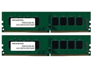 Princeton vXg fXNgbvPCp݃ 16GB (8GB 2g) PC4-21300(DDR4-2666) 288PIN UDIMM PDD4/2666-8GX2