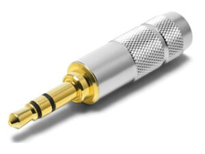OYAIDE オヤイデ P-3.5-G 3.5mmステレオミニプラグ 24K金メッキ ストレート型プラグタイプ