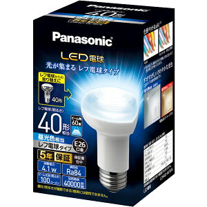 Panasonic pi\jbN LEDd td^Cv 4.1W F/E26/td40W`/100 lm/LDR4DWRF4
