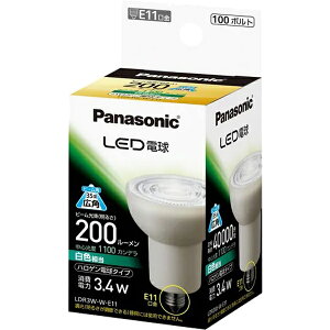Panasonic pi\jbN LEDd nQd^Cv 3.4WiLp^CvjF/E11/200 lm/LDR3WWE11
