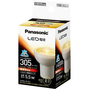 Panasonic pi\jbN LEDd nQd^Cv 5.5WiLp^CvjdF/E11/305 lm/LDR6LWE11