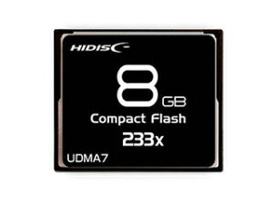 HIDISC/�n�C�f�B�X�N CF�J�[�h 8GB 233x Read35MB/s MLC�`�b�v���� HDCF8G233XJP3