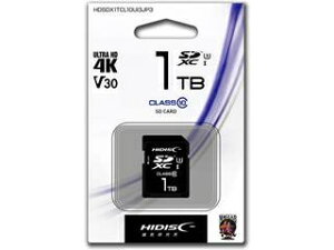 HIDISC/nCfBXN SDXCJ[h 1TB CLASS10 UHS-I Speed class3Ή HDSDX1TCL10UIJP3