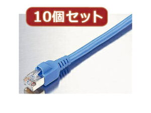 ELECOM �G���R�� �y10�Z�b�g�z �G���R�� EU RoHS�w�ߏ��� �ȈՕSTP�P�[�u�� LD-CTS1/RSX10