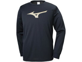 ミズノ mizuno Tシャツ 長袖 ジュニア 150 (ブラック×ゴールド) 32MA9145-90