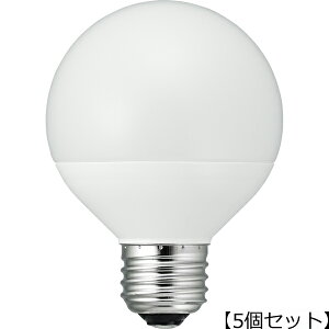 YAZAWA �y5�Z�b�g�zYAZAWA G70�{�[���`LED 40W���� E26 N�F LDG4NG70X5