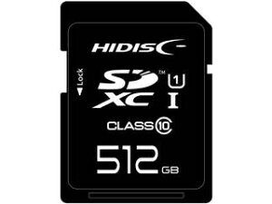HIDISC/nCfBXN SDXCJ[h 512GB Class10 UHS-I HDSDX512GCL10UI