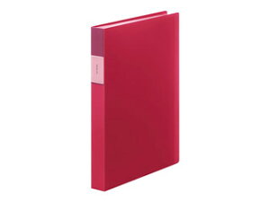 KINGJIM/キングジム 【フェイバリッツ】クリアーファイル(透明) A4 60ポケット 赤 FV1663Tアカ