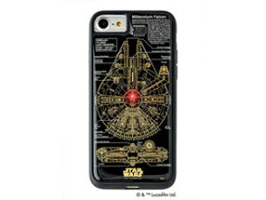ACAbv STAR WARS X^[EEH[Y ObYRNV FLASH M-FALCON A[g iPhone 7/8P[X  F7/8B