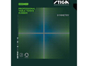 STIGA/スティガ 表ソフトラバー SYMMETRY(シンメトリー) BLACK 中厚