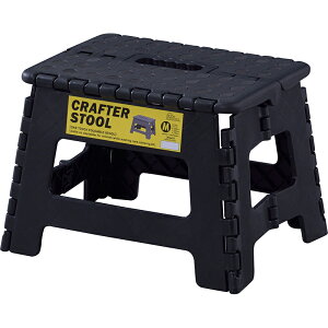 J ROOM ESSENCE Crafter Stool Nt^[ Xc[ MTCY 22cm ubN LFS-411BK
