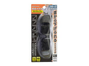 EARTH MAN アースマン EARTH MAN アースマン 安全メガネストラップ付 スモーク