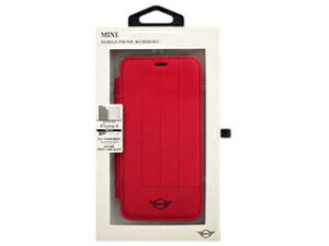 GA[WFC MINI CZXi iPhoneXp PUU[蒠^P[X PC Transparent Booktype Case - PU Leather - D