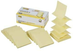 3M �X���[�G���W���p�� Post-it �|�X�g�C�b�g �G�R�m�p�b�N �|�b�v�A�b�v�m�[�g 6541POP-Y �l�ւ��p �C�G���[ 75×75mm 21_12mp10 3m_psta