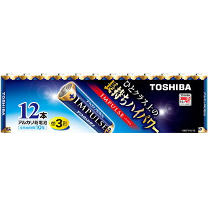 TOSHIBA/���� LR6H 12MP �A���J�����d�r INPULSE �P3�` 12�{�܂Ƃ߃p�b�N