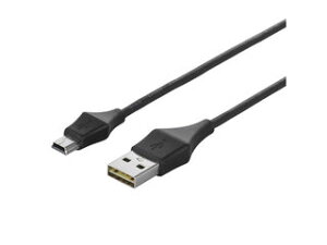 BUFFALO �o�b�t�@���[ �ǂ�����USB2.0�P�[�u�� �iA to miniB�j 1m �u���b�N BSUAMNDU210BKA