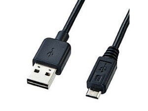 �T�����T�v���C ���ʑ}����}�C�N��USB�P�[�u��(MicroB) �u���b�N 0.2m KU-RMCB02