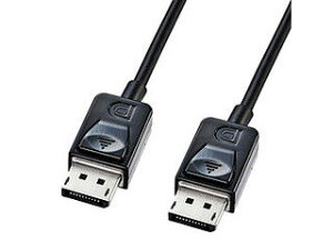 サンワサプライ DisplayPortケーブル 1m ブラック KC-DP1K