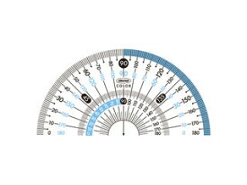 ORIONS/共栄プラスチック カラー分度器 ブルー CPK-90