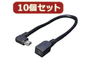 �ϊ����l �ϊ����l �y10�Z�b�g�z USBmini L�^�P�[�u������20(�EL) USBM-CA20RLX10