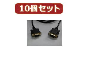 �ϊ����l �ϊ����l �y10�Z�b�g�z VGA to VGA 1.8m �ɍ׋����b�L�P�[�u�� VGA-18GSX10