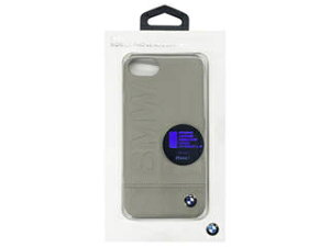 GA[WFC BMW PC Hard Case - Logo Imprint - Genuine Leather - Taupe BMHCP7LLST