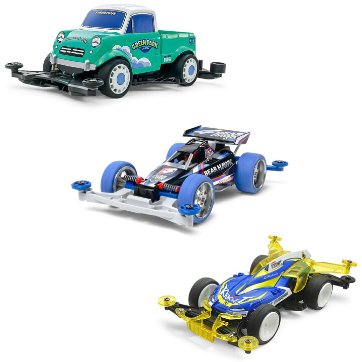 楽天市場】TAMIYA タミヤ 数量限定 特別ご奉仕品 ミニ四駆3台セット K4 