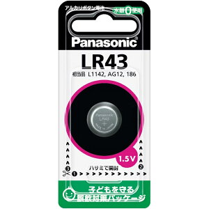 Panasonic �p�i�\�j�b�N LR43P�@�A���J���{�^���d�r