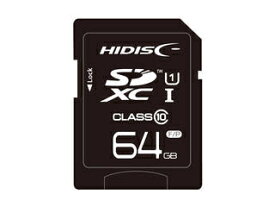 HIDISC/ハイディスク SDXCカード 64GB CLASS10 UHS-1対応 HDSDX64GCL10UIJP3