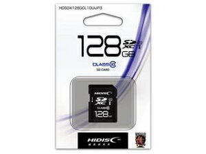 HIDISC/nCfBXN SDXCJ[h 128GB CLASS10 UHS-1Ή HDSDX128GCL10UIJP3