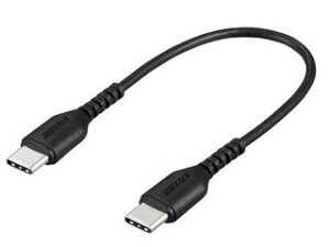BUFFALO obt@[ USB2.0 Type-CP[u C-C 0.1m ubN BSMPCCC101BK