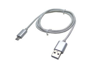 Groovy �O���[�r�[ ���E�ŋ�microUSB�P�[�u�� �V���o�[ MESHMONSTER10MS